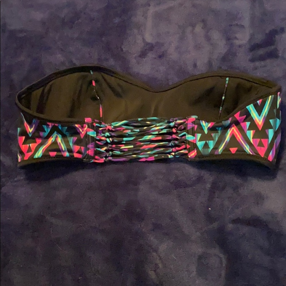 Multicolored, Reversible Bikini Top - image 3
